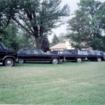 Steadman’s fleet of vintage funeral service vehicles