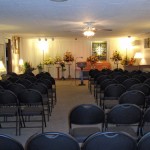 Chapel Setup for Funeral